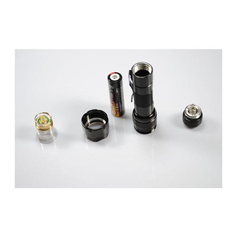 UltraFire WF-502B LED-zaklamp 1200 lumen 5-modus outdoor avonturiers professionals aluminium behuizing