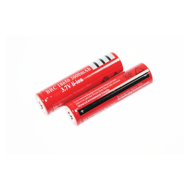 UltraFire BRC 3000mAh 3.7V Li-ion oplaadbare batterij hoge capaciteit voor zaklampen en draagbare apparaten