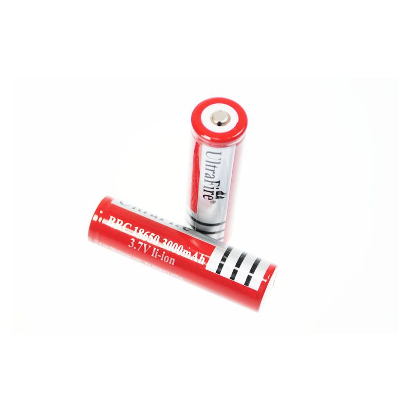 UltraFire BRC 3000mAh 3.7V Li-ion oplaadbare batterij hoge capaciteit voor zaklampen en draagbare apparaten