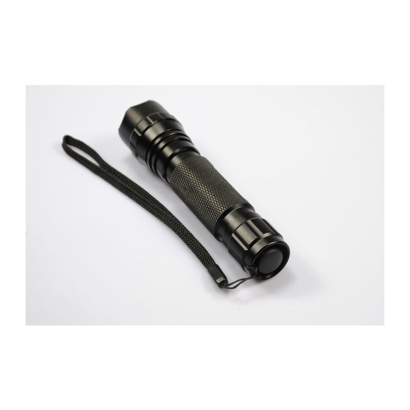 UltraFire WF-501B LED-zaklamp 1300 lumen 5-modi avonturiers zaklamp duurzame zwart aluminium hoge helderheid