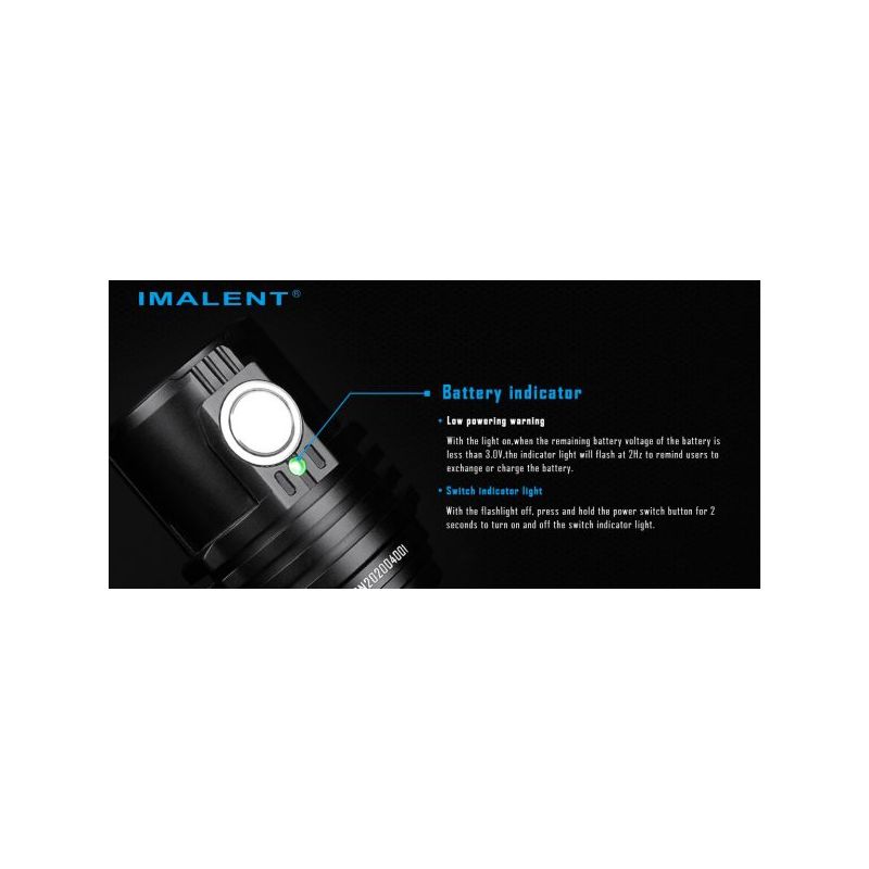 IMALENT MS03 compacte zaklamp 13000 lumen XHP70 324 meter straalafstand duurzame EDC met 21700 batterij