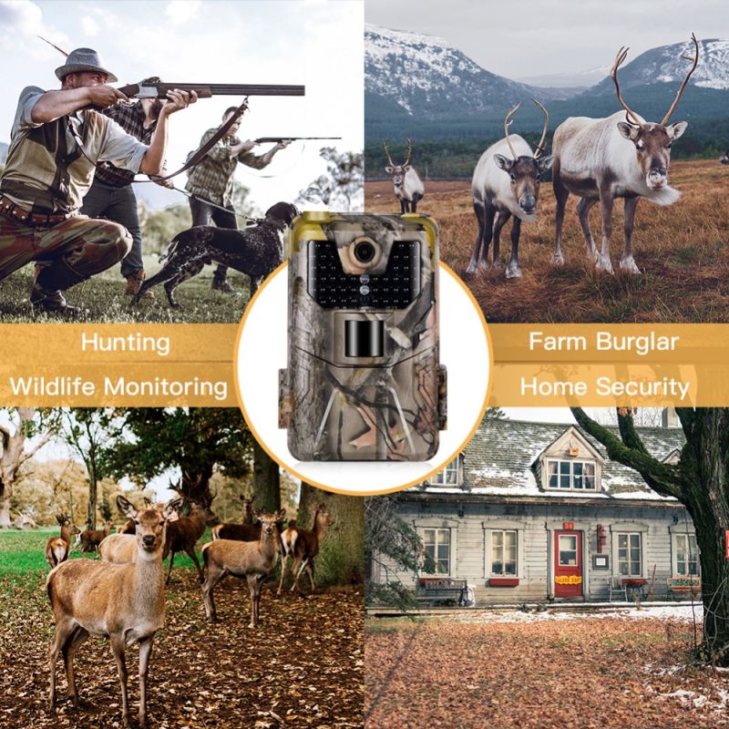 HC-900A 36MP Trail Camera met Onzichtbare Infrarood en Nachtzicht voor Wildlife Surveillance en Jachtverkenning