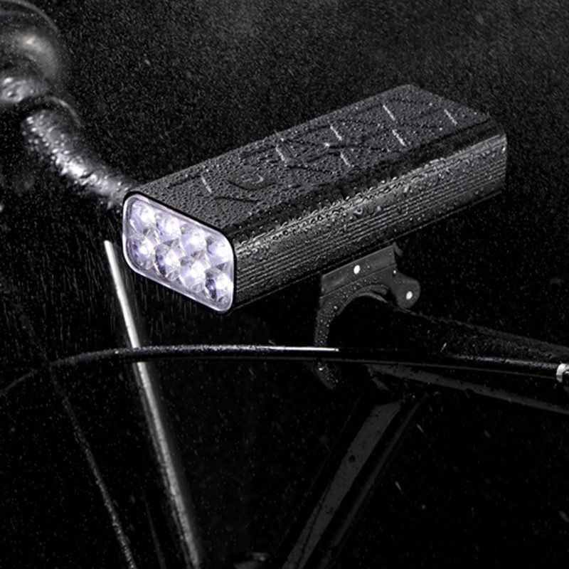 NiteBeam BR08 fietsverlichting 8LED 10000 lumen USB oplaadbaar helder fietslicht voor stadsfietsen en mountain trails