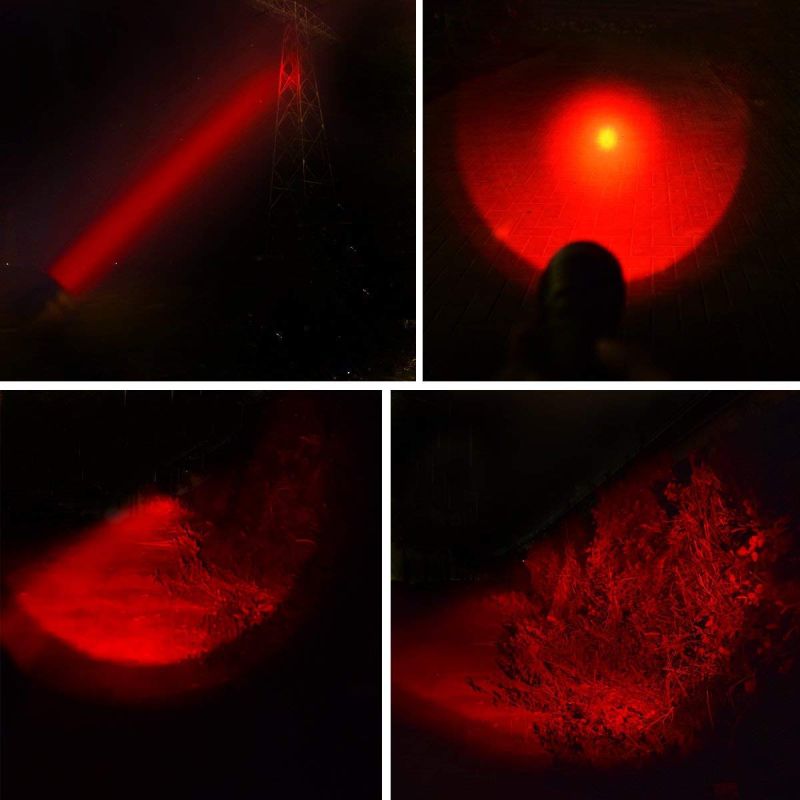 UltraFire WF-502B.2 XP-E2 Rode LED Zaklamp Krachtige Waterdichte Outdoor Avonturen Verstelbare Focus