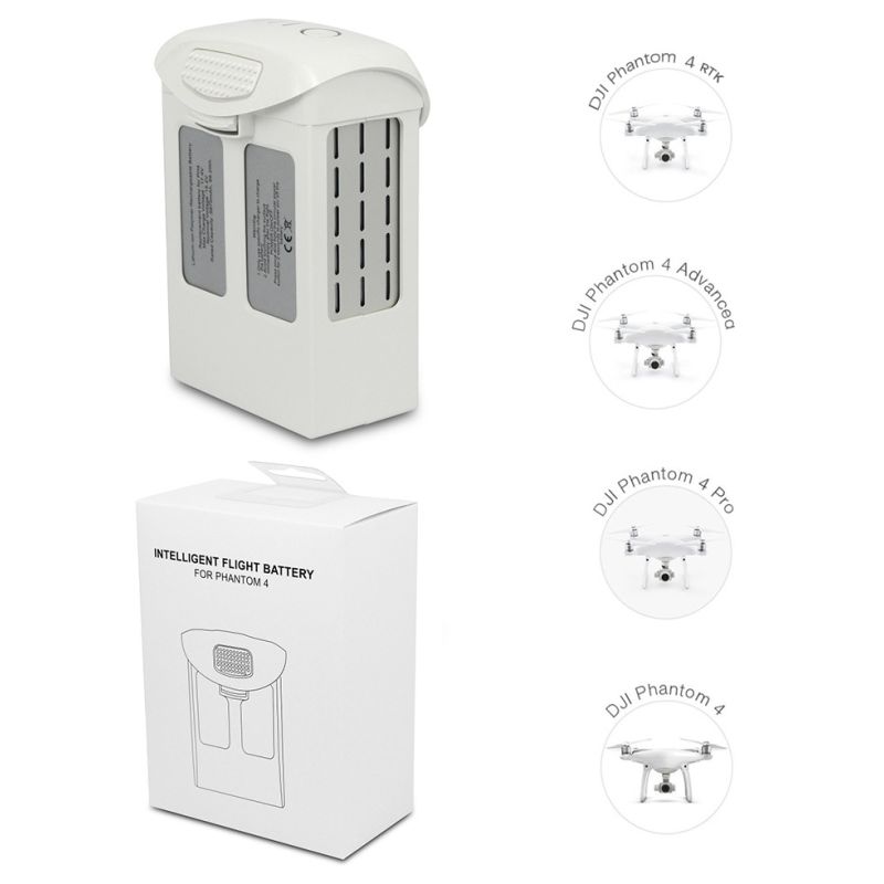 DJI Phantom 4-batterij 15.2V 5870mAh Li-Po batterij voor lange vluchtduur geoptimaliseerde stroomuitvoer