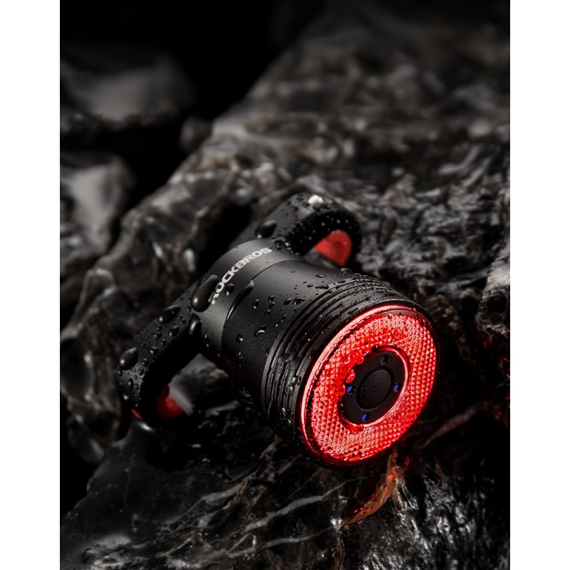ROCKBROS Q5 Fiets Smart Light met Automatische Remdetectie IPx6 Waterdicht Veiligheid Voor Fietsers