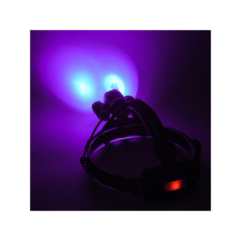 Boruit RJ-3000 LED-koplamp 1000 lumen T6 wit licht waterbestendig avontuurlijke uitrusting jachtkoplamp