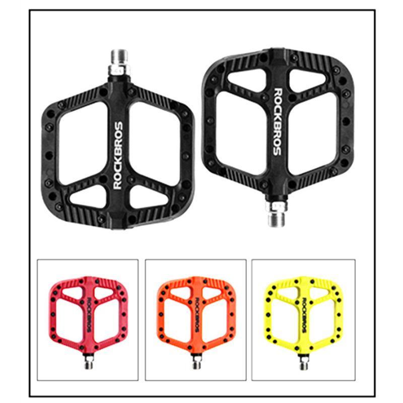 ROCKBROS Ultralicht Fietspedalen Nylon Fietsonderdelen MTB BMX Weg Antislip Nagels Hoogwaardige Kwaliteit