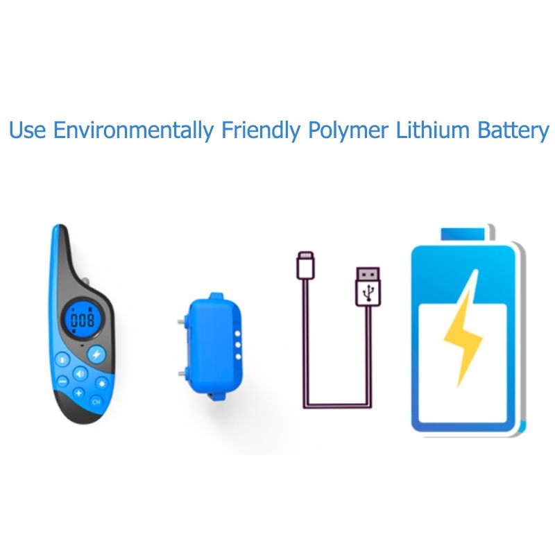 2021 NIEUWE Elektrische Hond Trainingskraag 500m Afstandsbediening Waterdichte Oplaadbare Kraag LCD-scherm