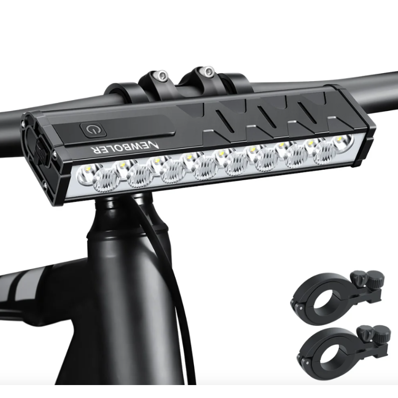 NITEBEAM Fietslamp 10000 Lumen Ultra Helder USB Opladen Voorlamp Aluminium Behuizing MTB Racefiets Veiligheid