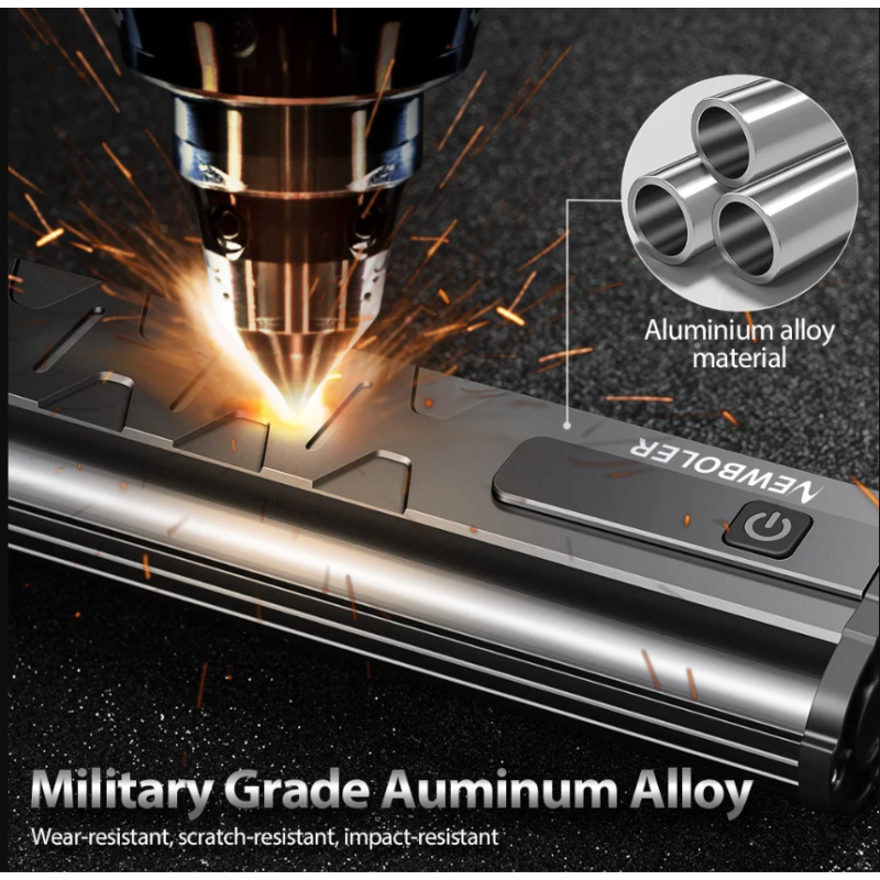 NITEBEAM Fietslamp 10000 Lumen Ultra Helder USB Opladen Voorlamp Aluminium Behuizing MTB Racefiets Veiligheid