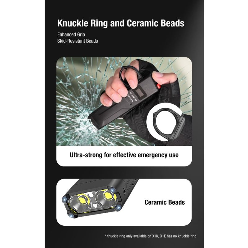 Klarus X1 EDC Tactische Zaklamp 4200LM SST-70 | Ultralicht, Waterdicht voor Outdoor, Kamperen en Noodsituaties