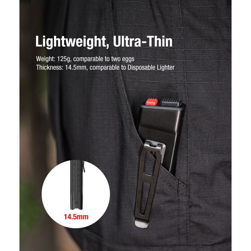 Klarus X1 EDC Tactische Zaklamp 4200LM SST-70 | Ultralicht, Waterdicht voor Outdoor, Kamperen en Noodsituaties