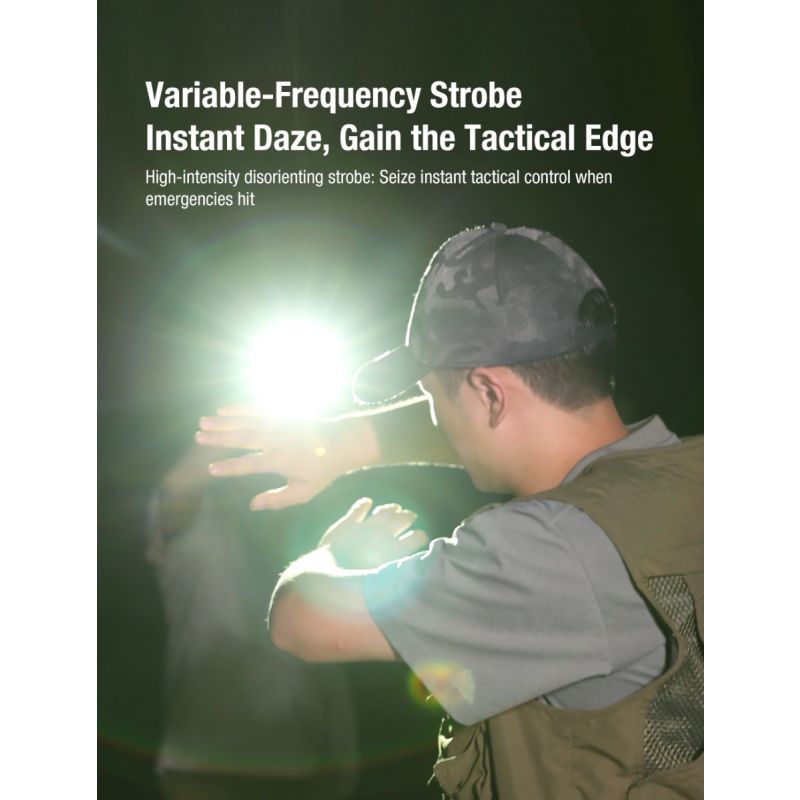 Klarus X2 Ultracompacte EDC zaklamp, 3000 lumen, USB-C oplaadbaar, handpalmformaat, krachtig, superhelder!