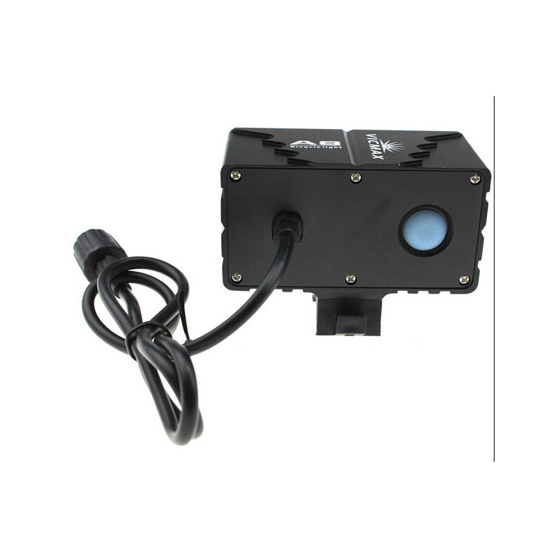 VicMax fietsverlichting LED fietslamp 10000 lumen waterdichte koplamp met batterij IP65 voor nachtelijke veiligheid