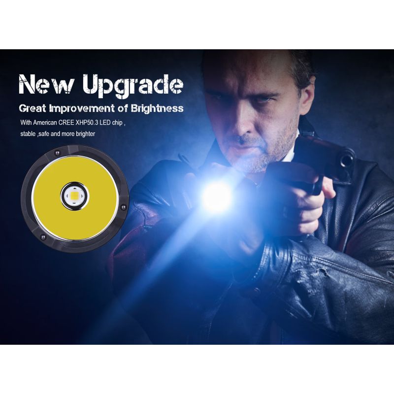 JETBEAM M37 PRO Tactische Militaire Zaklamp 3700 Lumen Krachtige LED Politiestraallamp avontuur duurzaam