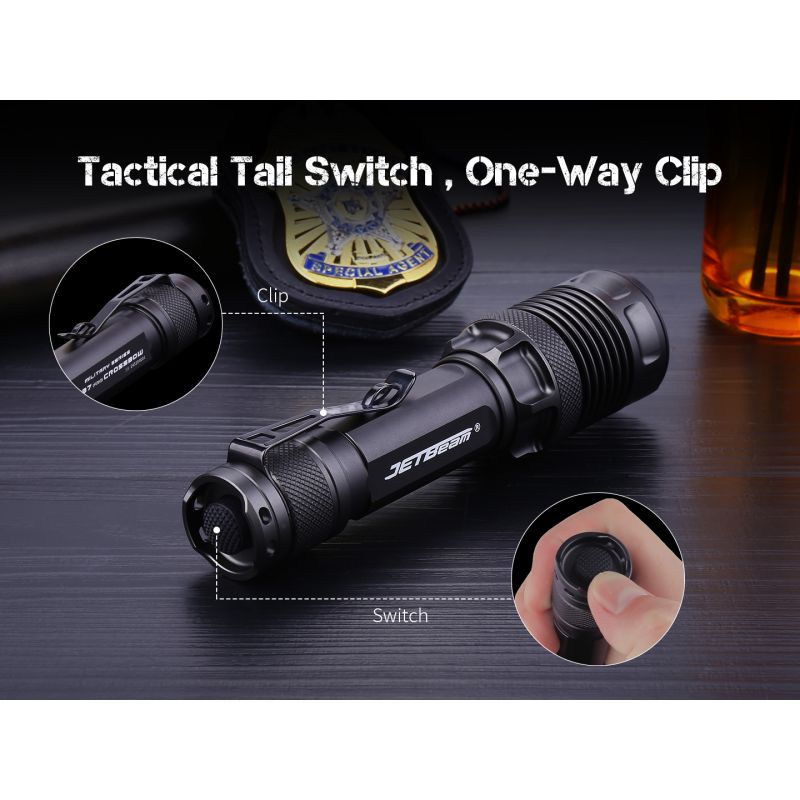 JETBEAM M37 PRO Tactische Militaire Zaklamp 3700 Lumen Krachtige LED Politiestraallamp avontuur duurzaam