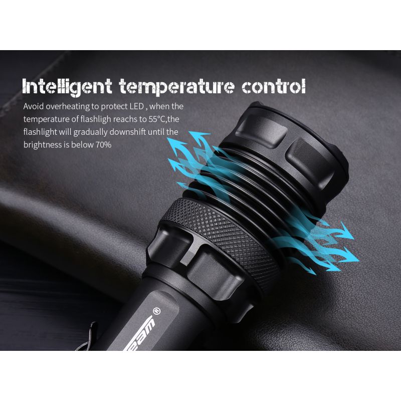 JETBEAM M37 PRO Tactische Militaire Zaklamp 3700 Lumen Krachtige LED Politiestraallamp avontuur duurzaam