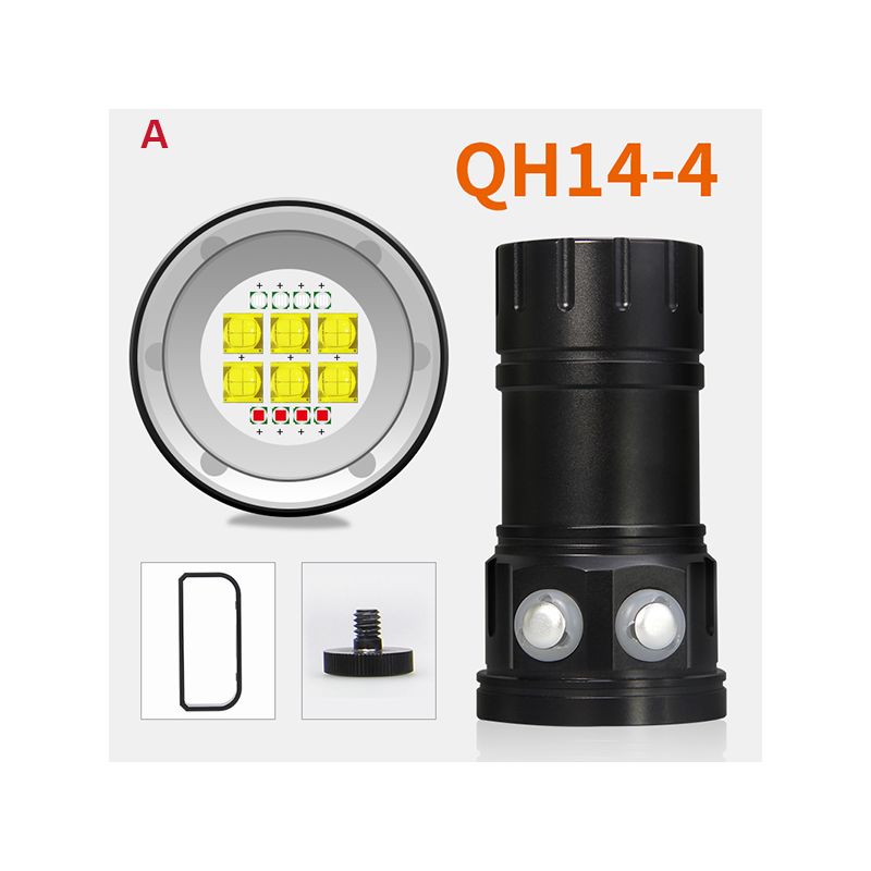 Ontdek de QH14 QH27 UV duiklamp voor nachtduik onderwaterverkenning LED zaklamp met 20000 lumen hoge helderheid