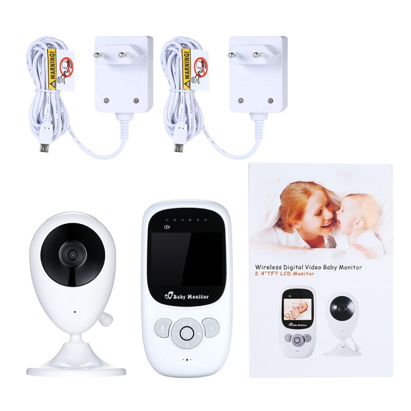SP880 Draadloze Video Babymonitor 2.4 Inch LCD Nachtzicht Twee-Weg Audio Kindveiligheid Thuisveiligheid