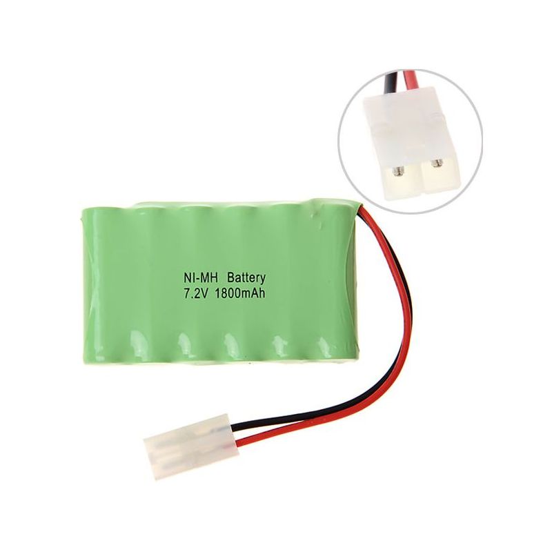 7.2V 1800mAh Ni-MH AA Oplaadbare Batterij Pakket - 6 Stuks, Krachtig voor RC Speelgoed Batterij