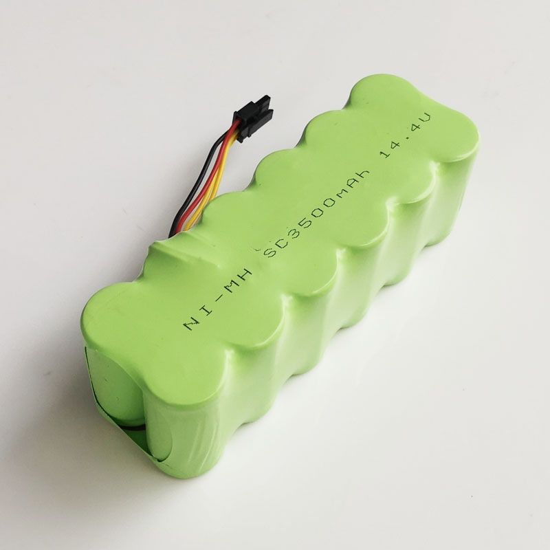 14.4V Ni-MH 3500mAh Robotstofzuiger Batterij voor Ecovacs Deepoo Dibea Panda, Oplaadbare Stofzuiger Accu