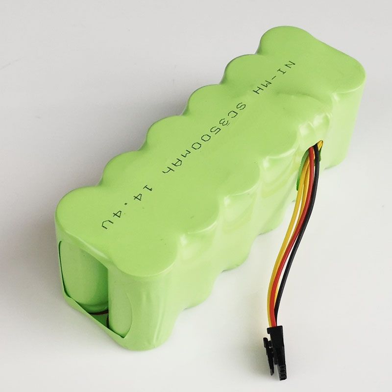 14.4V Ni-MH 3500mAh Robotstofzuiger Batterij voor Ecovacs Deepoo Dibea Panda, Oplaadbare Stofzuiger Accu