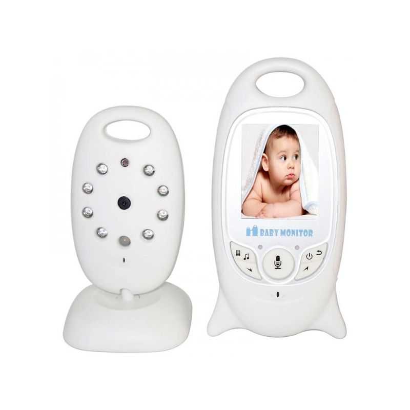 VB601 2.4G Draadloze Video Babyfoon Kleur Beveiligingscamera met Nachtzicht Tweerichtingscommunicatie IR LED
