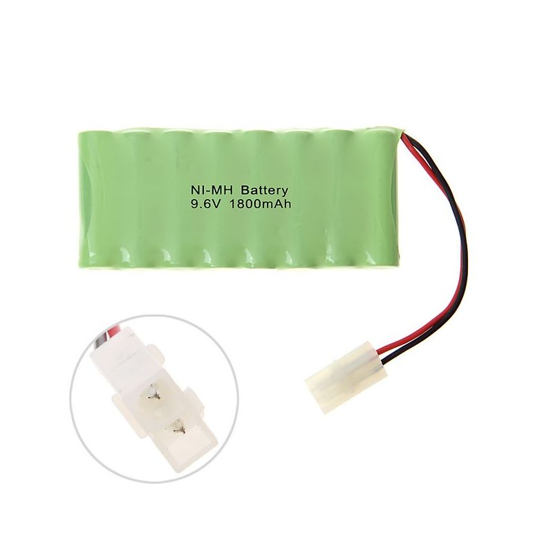 8x NI-MH AA 9.6V 1800mAh Oplaadbare Batterij, Speelgoedauto/Modelvliegtuig Accu, Geen Geheugeneffect