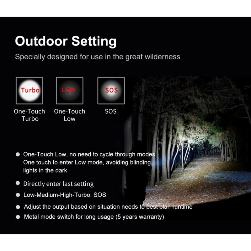 Klarus XT11GT PRO V2.0 zaklamp 3300 lumen USB-C oplaadbaar meerdere helderheidsniveaus buitenverlichting