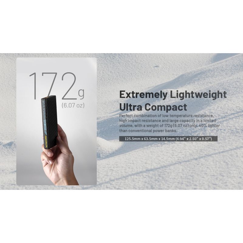 Nitecore Summit 10000 Powerbank | -40°C Koudebestendig met Verwarming | QC/PD USB-C | Outdoor Oplader