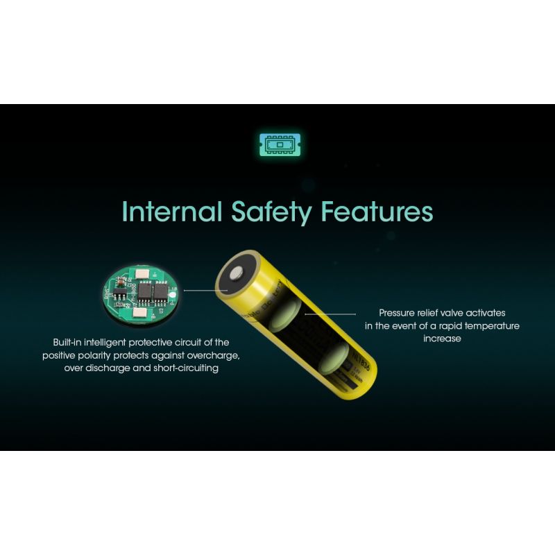 Nitecore 18650 NL1836 3600mAh Li-ion Oplaadbare Batterij: Krachtige Accu voor Zaklampen!