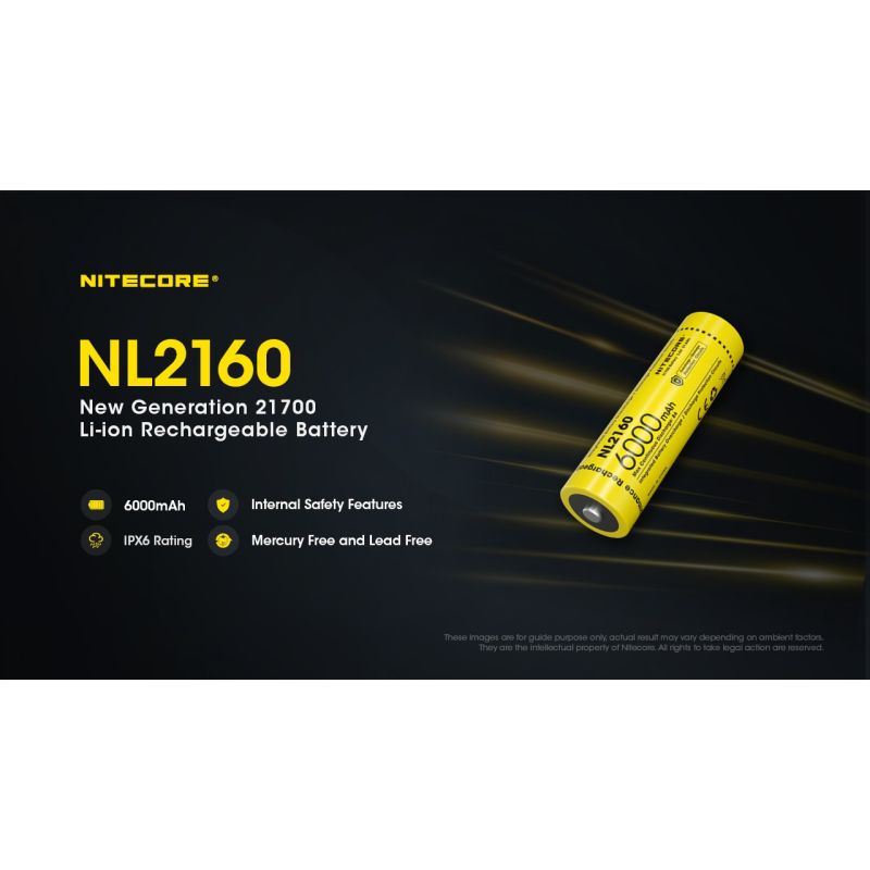 NUTCORE NL2160 21700 Li-ion batterij 6000mAh 36V voor krachtige LED zaklampen en digitale camera's kopen