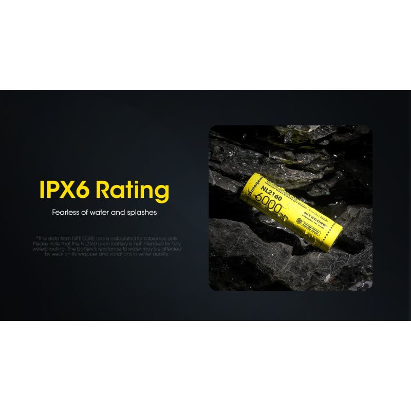 NUTCORE NL2160 21700 Li-ion batterij 6000mAh 36V voor krachtige LED zaklampen en digitale camera's kopen