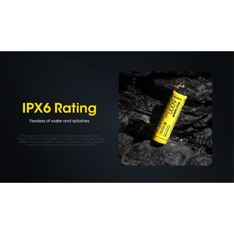 NITECORE NL2160HP 21700 Li-ion batterij 6000mAh USB-C compact lichtgewicht draagbare energiebron voor onderweg