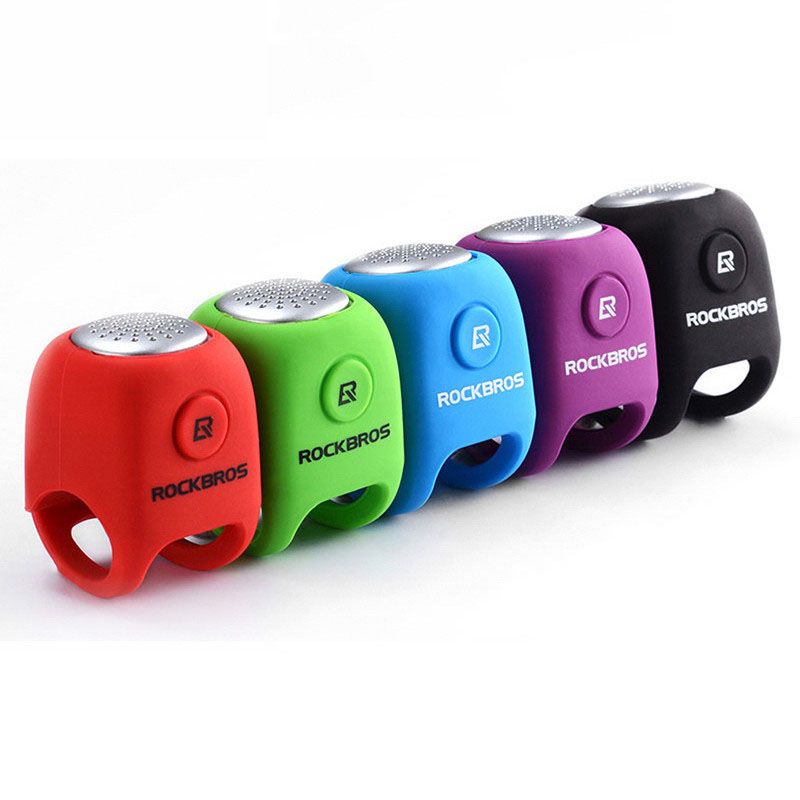 ROCKBROS Elektrische Fietsbel 110 dB Hoorn Regendicht Silicagel Shell Veiligheid MTB Stadsfietsen Accessoires