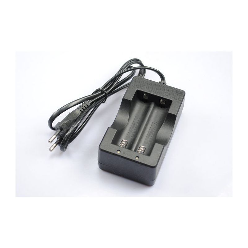 Lichte OEM-oplader voor 2x18650 oplaadbare batterijen met Li-ion-oplader en hoge efficiëntie geschikt voor internationale stekkers