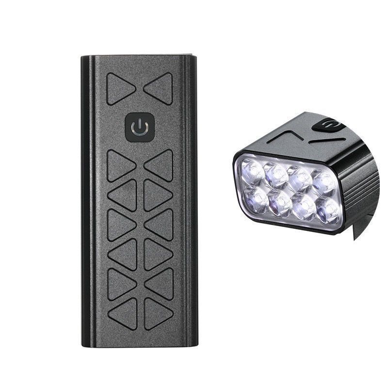 NiteBeam BR08 fietsverlichting 8LED 10000 lumen USB oplaadbaar helder fietslicht voor stadsfietsen en mountain trails