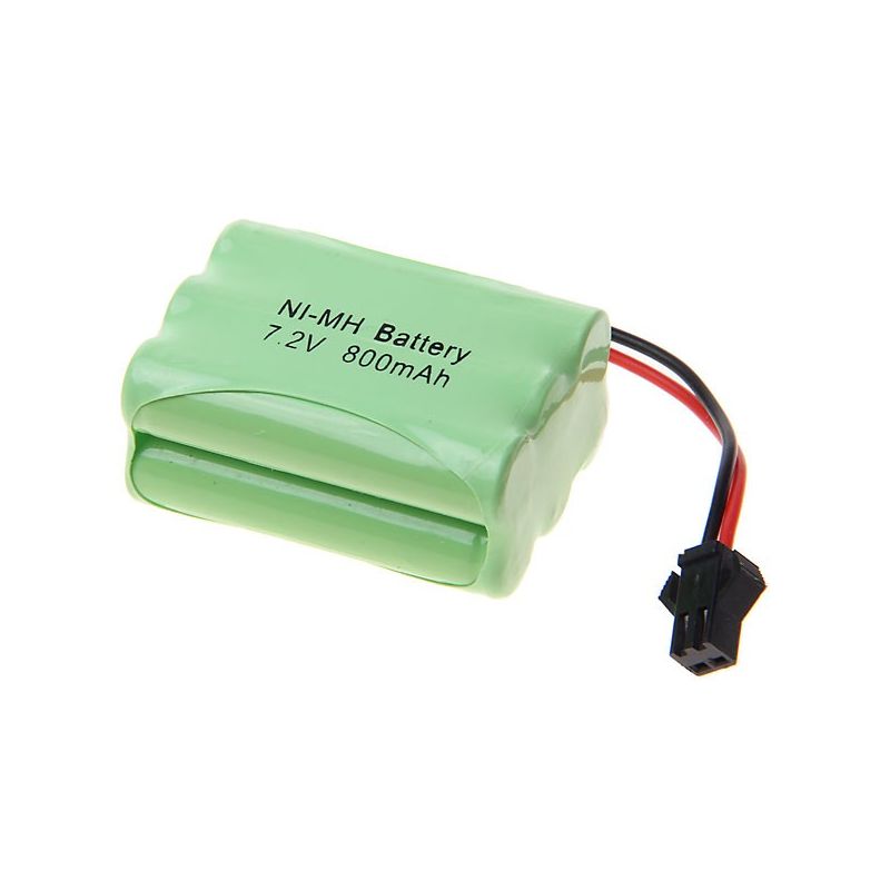 6x AAA Ni-MH 7.2V 800mAh Oplaadbare Speelgoedauto Batterij SM Plug | Stabiele Prestaties & Milieuvriendelijk