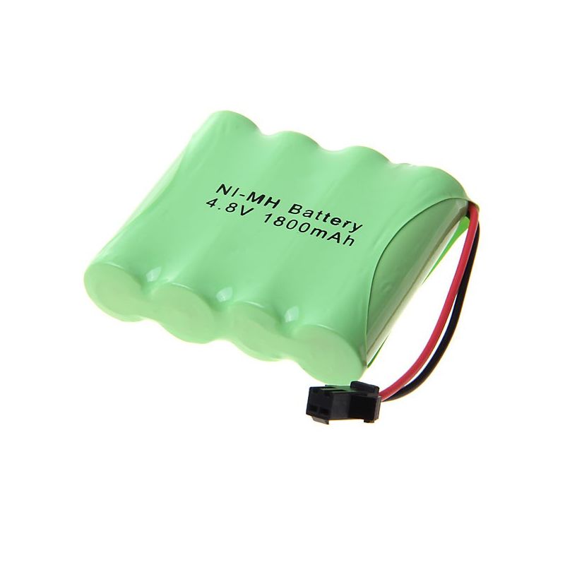 Accu AA 4.8V 1800mAh Ni-MH Batterij met SM-stekker Oplaadbaar voor Speelgoedauto & Meer!