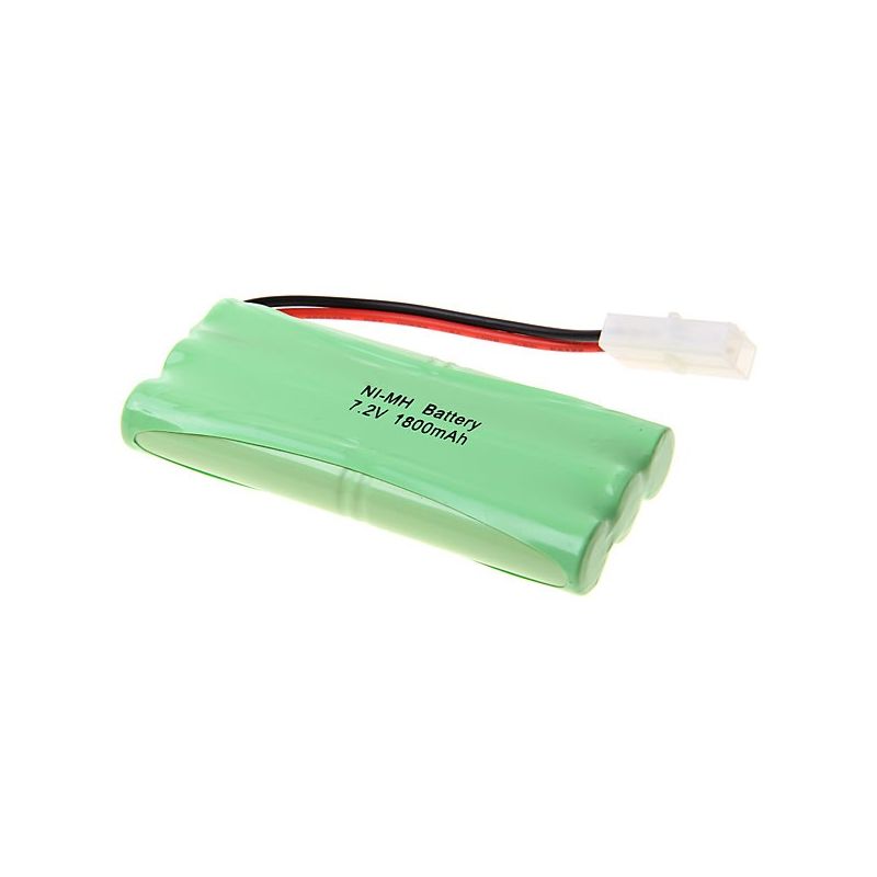 Ni-MH AA 7.2V 1800mAh Oplaadbare Batterij, 6 Stuks, Big White Plug | Speelgoedauto & Modelvliegtuig Accu