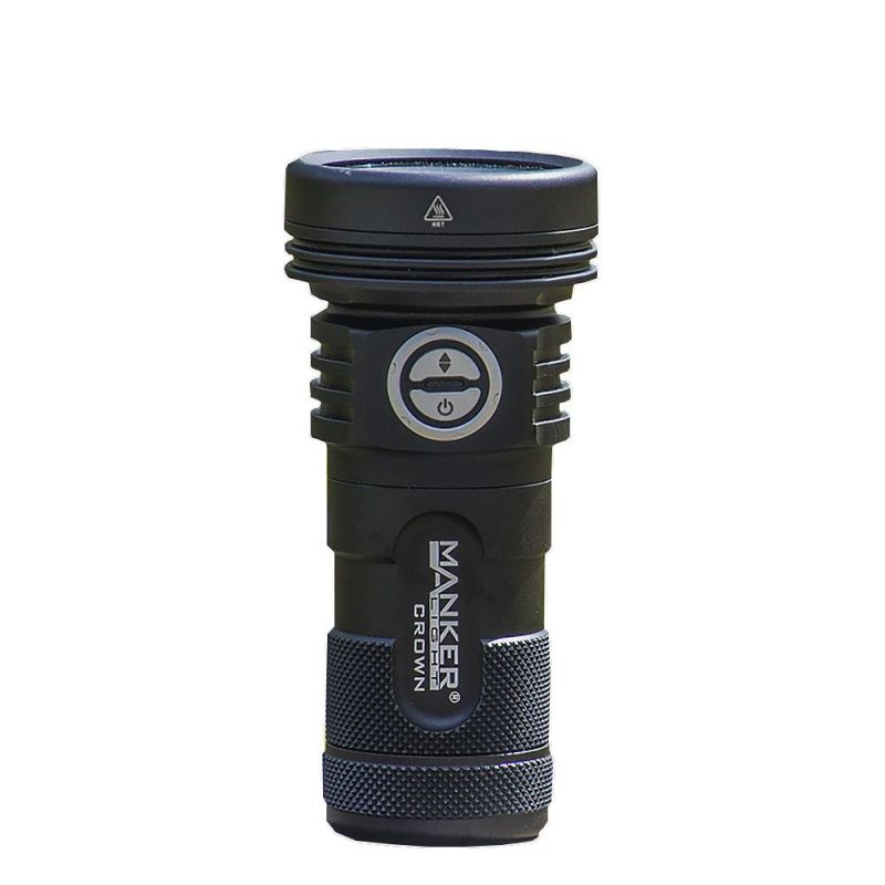 Manker CROWN digitale zoom zaklamp 5000 lumen krachtige LED 900 meter straalafstand outdoor en kampeer licht