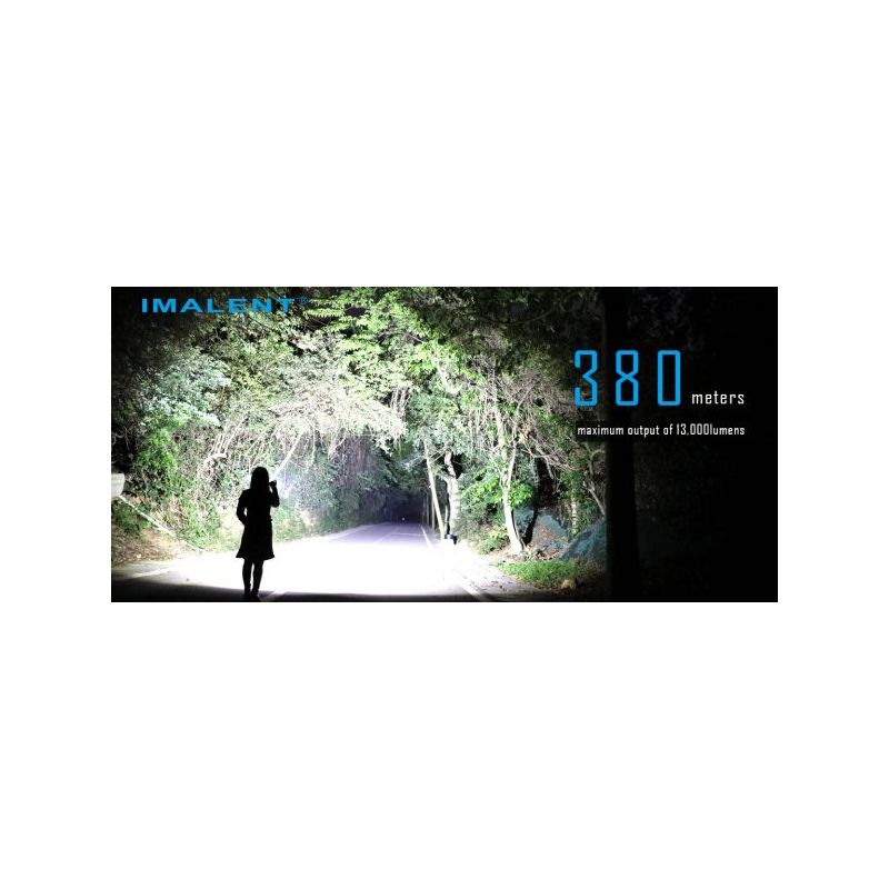 IMALENT MS03 compacte zaklamp 13000 lumen XHP70 324 meter straalafstand duurzame EDC met 21700 batterij