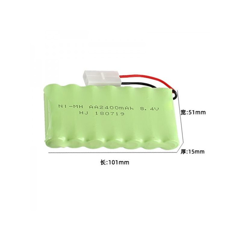 NI-MH AA 8.4V 1800mAh Oplaadbare Batterij, Hoge Capaciteit RC-ontvanger, Snel Opladen, Duurzaam