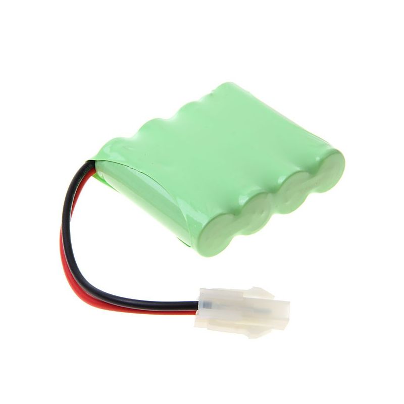4x AA 4.8V 1800mAh Ni-MH Oplaadbare Batterij met 557 Plug voor Speelgoedauto Accu, Stabiele Prestaties