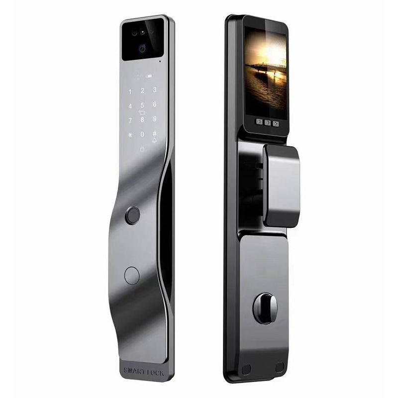 Tuya Wifi 3D Gezichtsherkenning Slim Deurslot Ingebouwde Camera Huisbeveiliging Intelligente Vingerafdruk