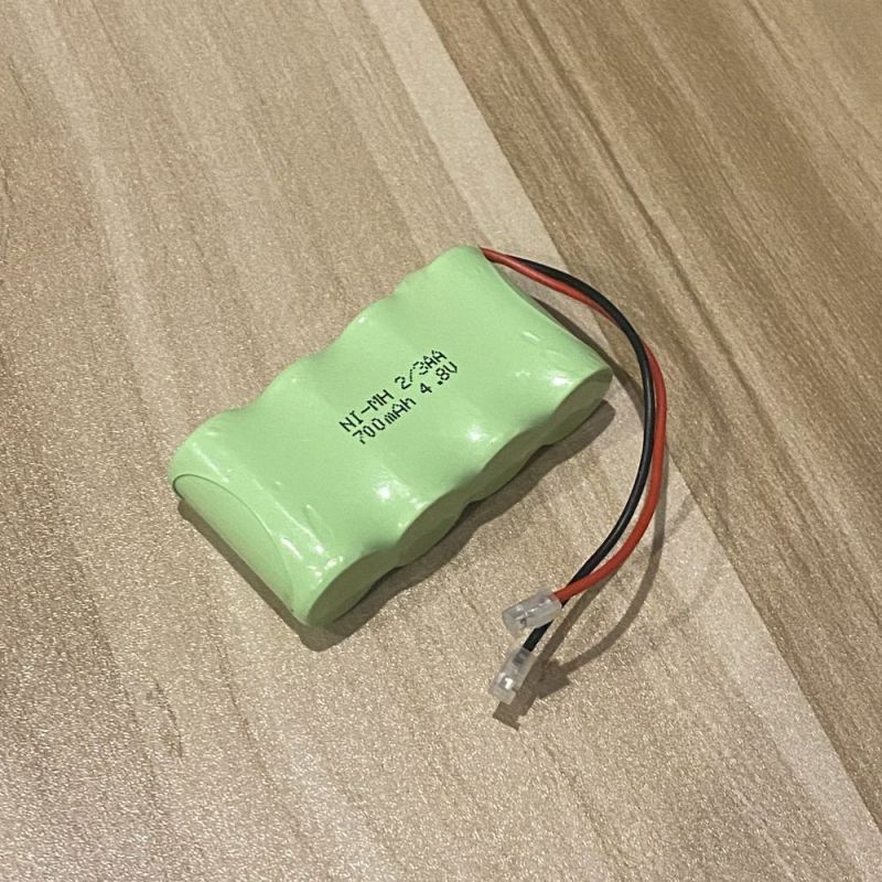 Milieuvriendelijke duurzame 4,8V oplaadbare Ni-MH 700mAh batterijen voor speelgoed en camera's hoge capaciteit