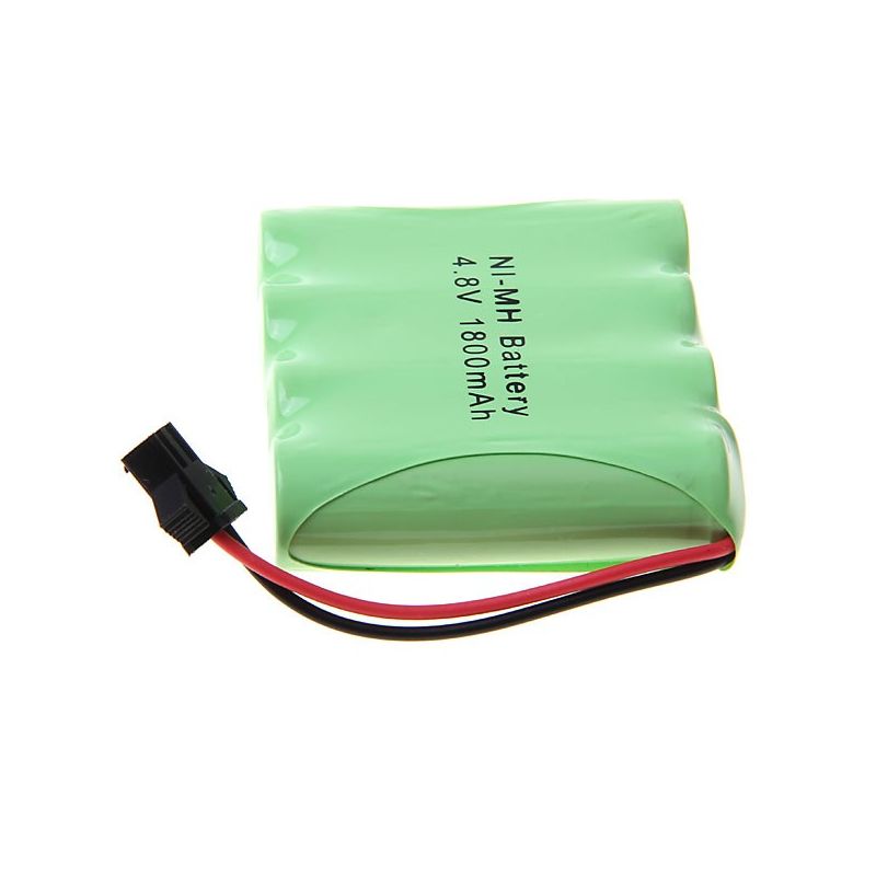 Accu AA 4.8V 1800mAh Ni-MH Batterij met SM-stekker Oplaadbaar voor Speelgoedauto & Meer!