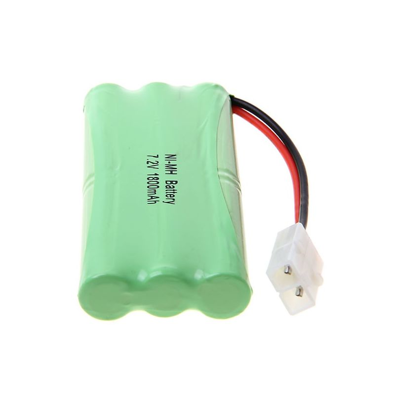 Ni-MH AA 7.2V 1800mAh Oplaadbare Batterij, 6 Stuks, Big White Plug | Speelgoedauto & Modelvliegtuig Accu