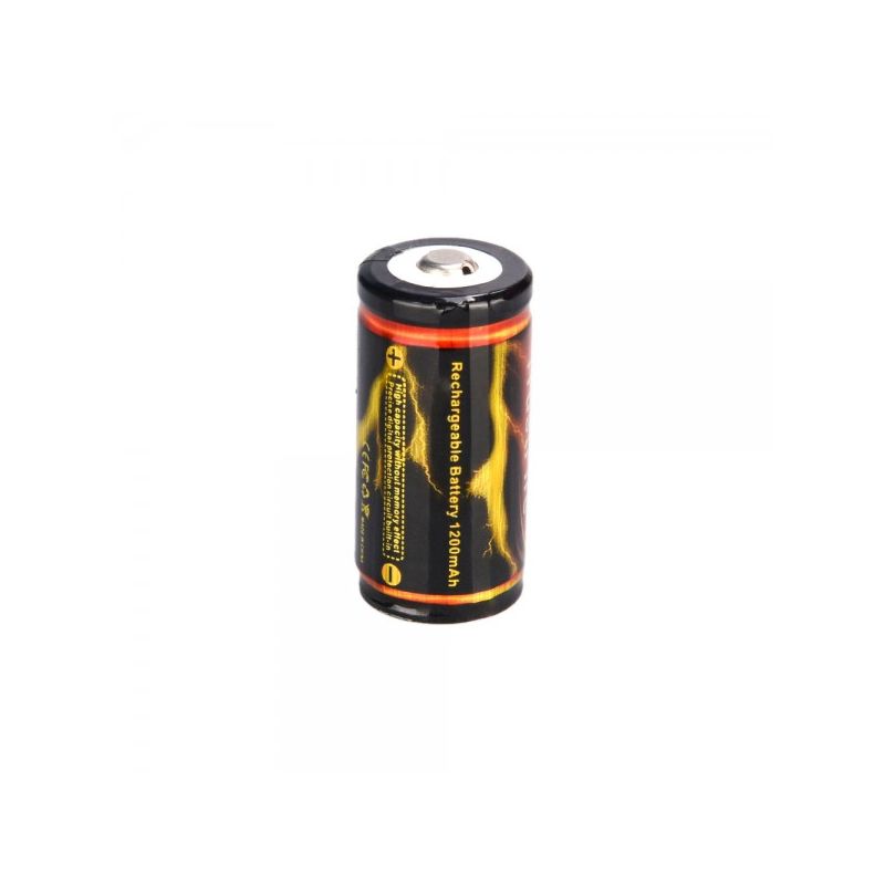 Trustfire 18350 3.7V Lithium-ion Batterij 1200mAh Oplaadbare Batterij voor Geavanceerde Zaklampen en Elektronica